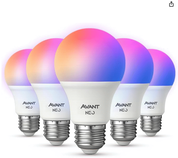 Kit 5 Lampadas Led Smart Inteligente Wi-fi 2.4 GHz Alexa google 10w RGB E27 110v/220v Cod: 290028177-5 Neo Avant - Imagem 4
