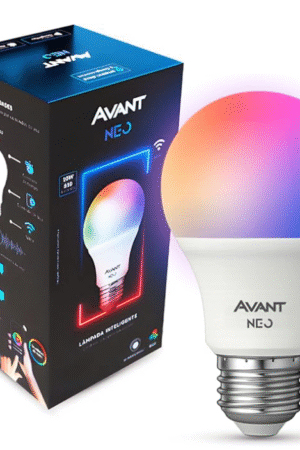 Kit 5 Lampadas Led Smart Inteligente Wi-fi 2.4 GHz Alexa google 10w RGB E27 110v/220v Cod: 290028177-5 Neo Avant