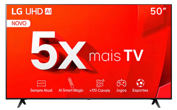Smart Tv LG 50 4k Uhd Hdr Thinq Ai Pro Wi-fi Bluetooth Alexa Apple Airplay - 50tu801c0sa